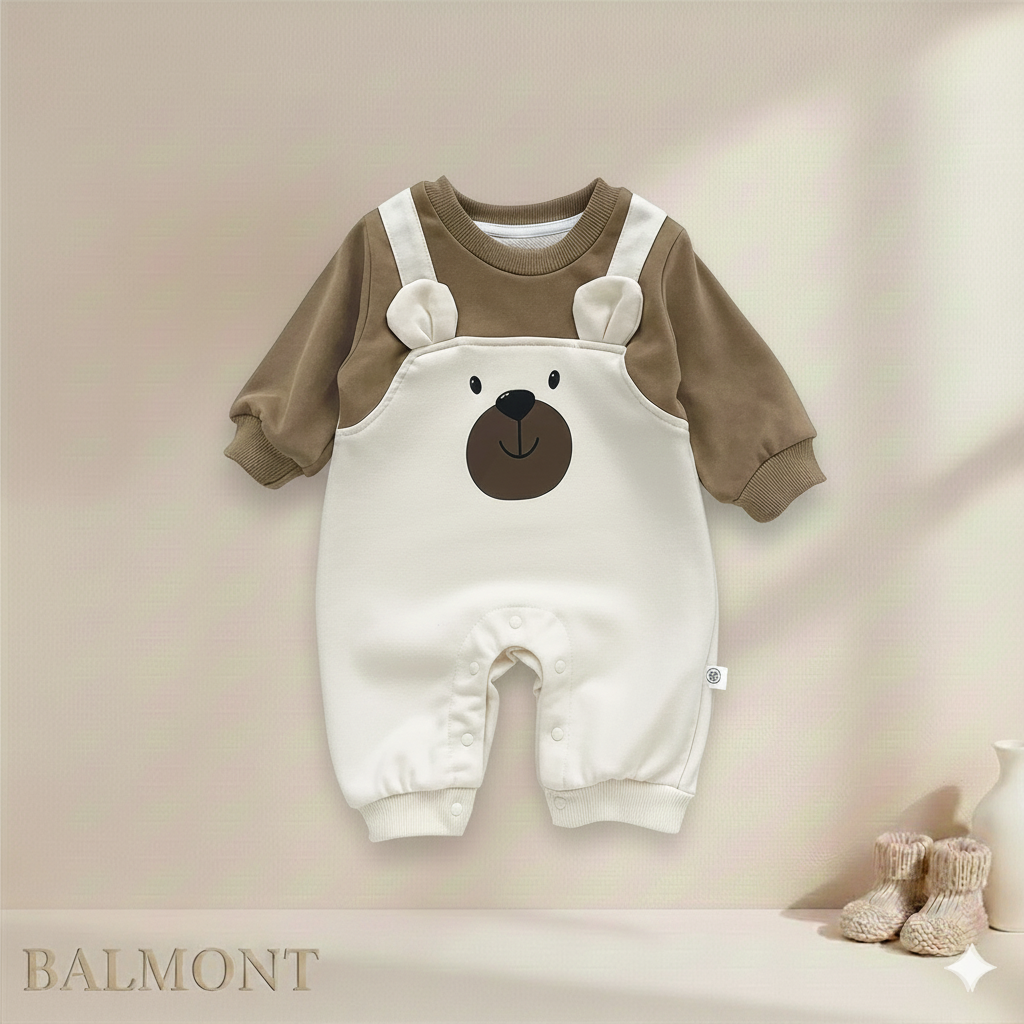 Combinaison bébé ourson douceur et confort