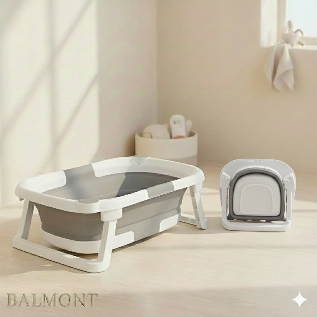Baignoire bébé pliable douceur et sécurité