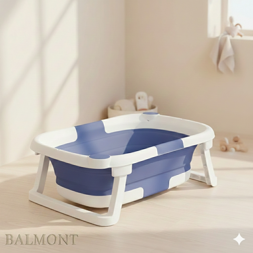 Baignoire bébé pliable douceur et sécurité