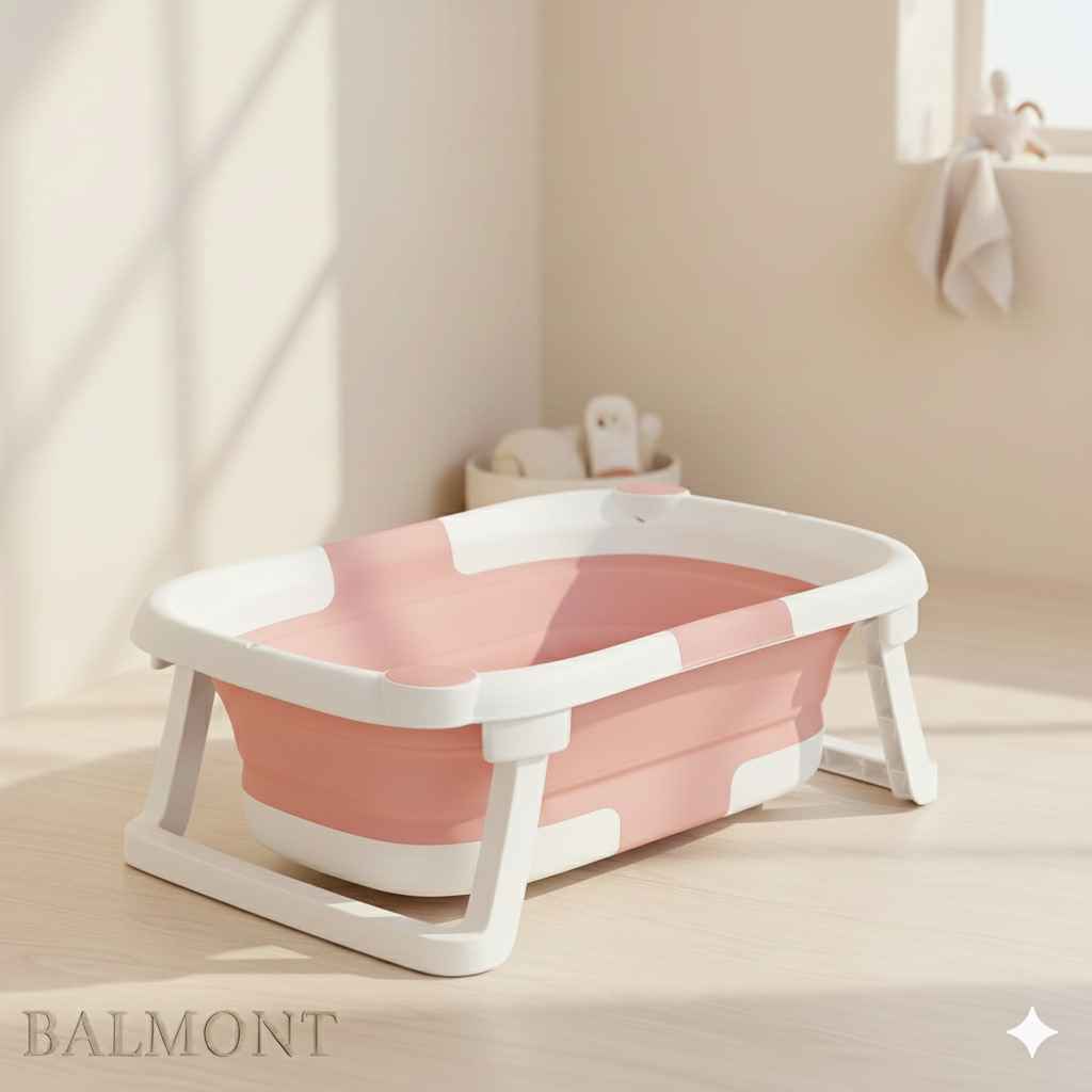 Baignoire bébé pliable douceur et sécurité